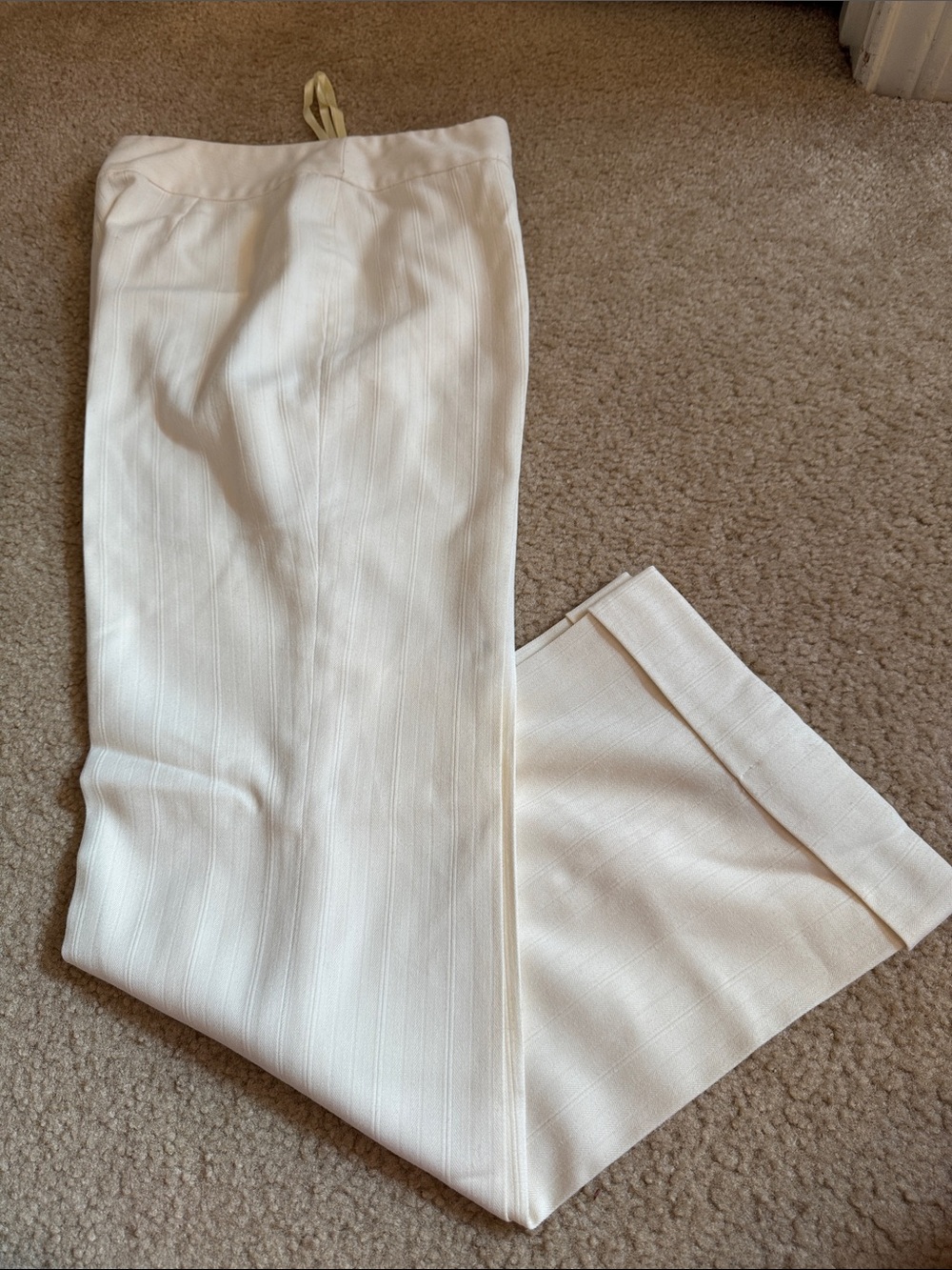 JONES WEAR PETITES- - Ivory Dress Pants – Size 8P